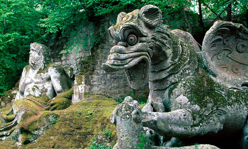 El sobrecogedor jardín de monstruos de Bomarzo, una locura de amor y miedo