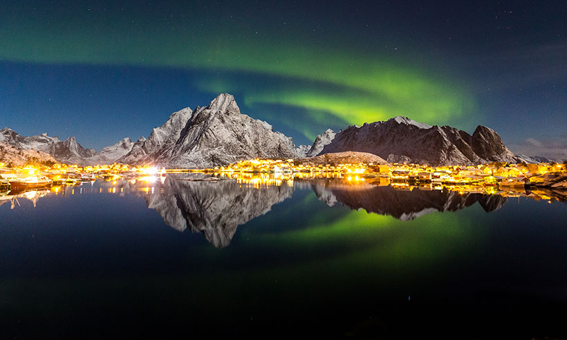 Noruega bajo el manto mágico de las auroras boreales