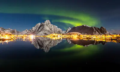 Noruega bajo el manto mágico de las auroras boreales