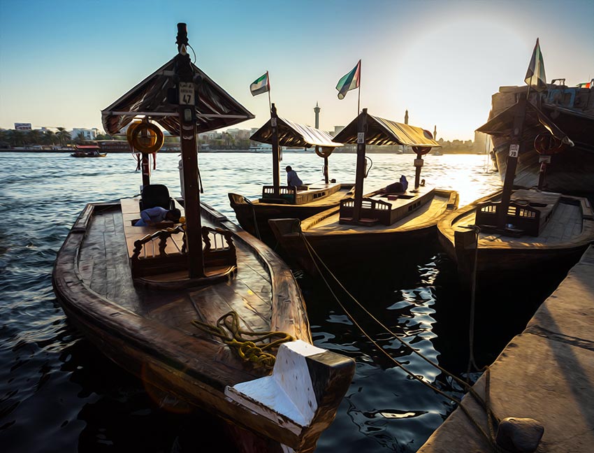 Dubai-Deira-barcas-tradicionales