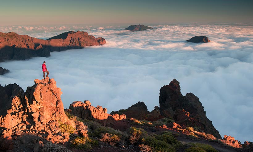 Por las nubes en la isla (más) bonita de las Canarias