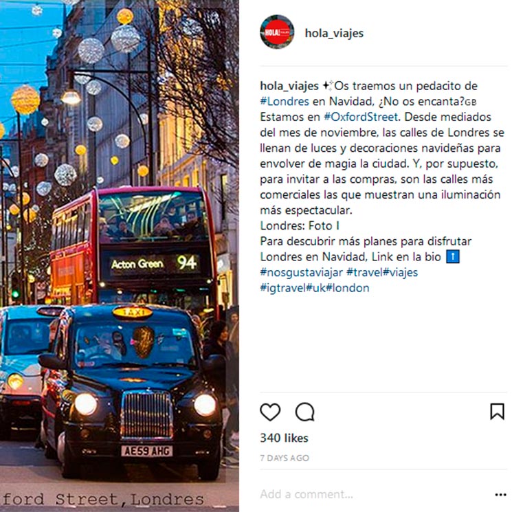 Las diez ciudades más instagrameadas del mundo en 2017