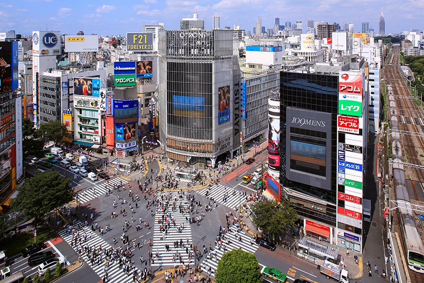 tokio Shibuya calles