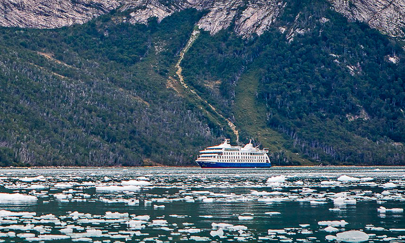 En crucero por la Patagonia, un viaje fascinante surcando el fin del mundo