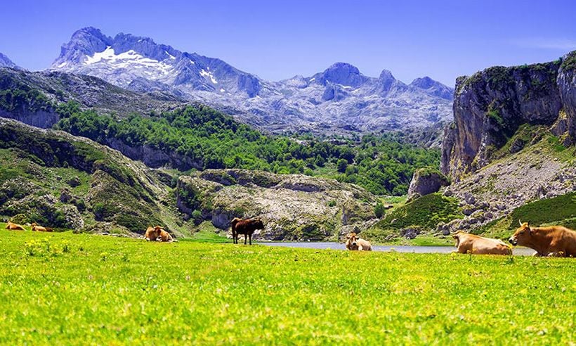 Lagos de Covadonga, el destino escogido por los príncipes de Asturias