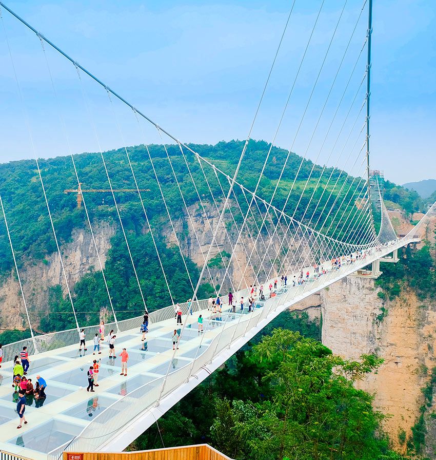 Puente de cristal de China