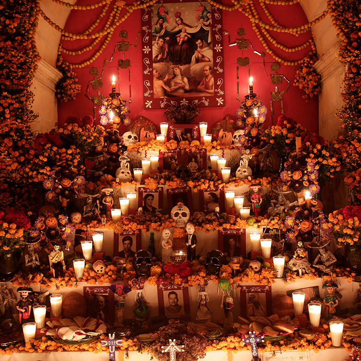 Ofrendas, desfiles y procesiones, mercados y la famosa calavera Catrina. 