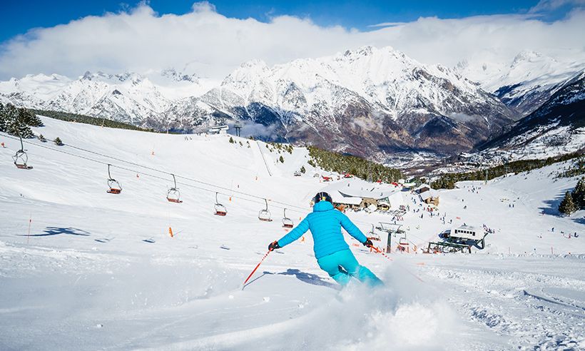 Resultado de imagen de esqui en el pirineo