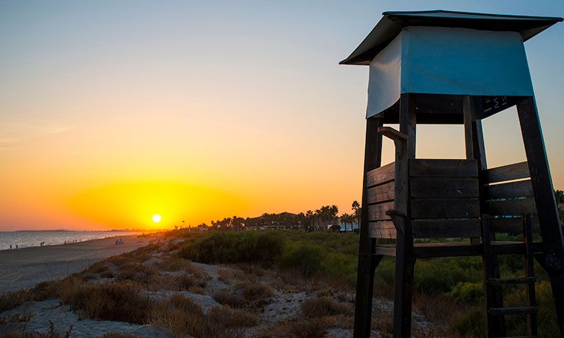 Por la playa más bonita de la costa de Huelva en familia
