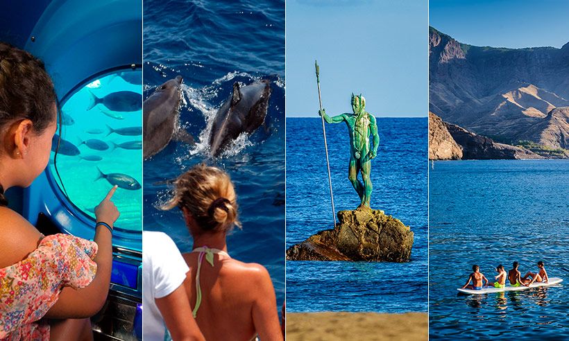 Viajar en submarino, hacer un guaguatour.... o cómo pasárselo bomba en Gran Canaria