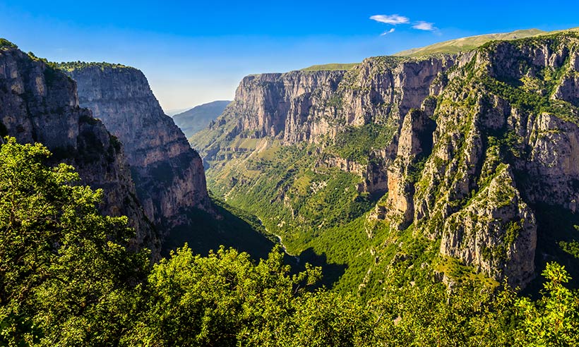 El desfiladero más profundo del mundo está en Grecia
