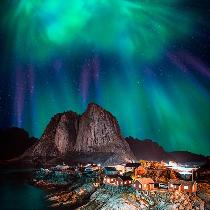 Los mejores destinos para ver auroras boreales este invierno