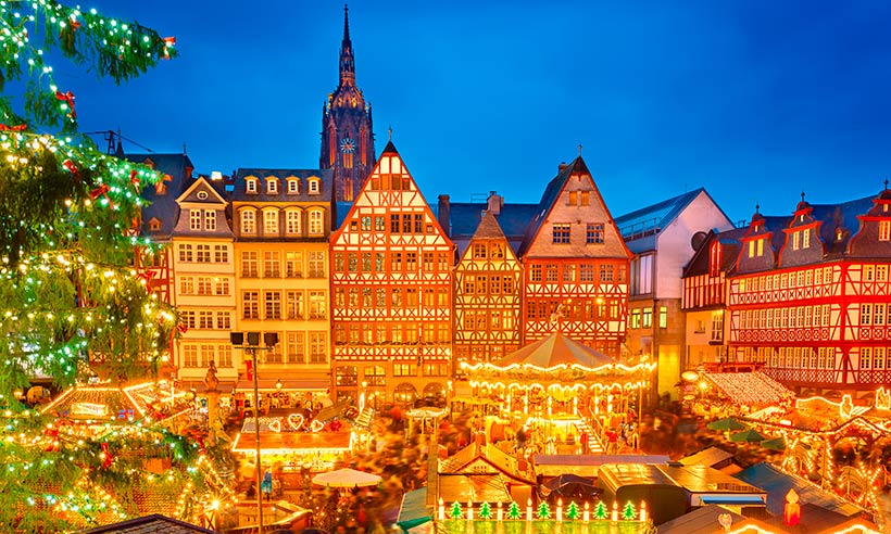 Frankfurt, 48 horas en el Manhattan de Alemania iluminado por un millón de luces