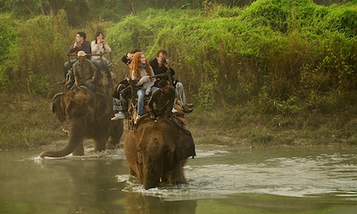 ¿Y un safari en elefante por la selva de Nepal?