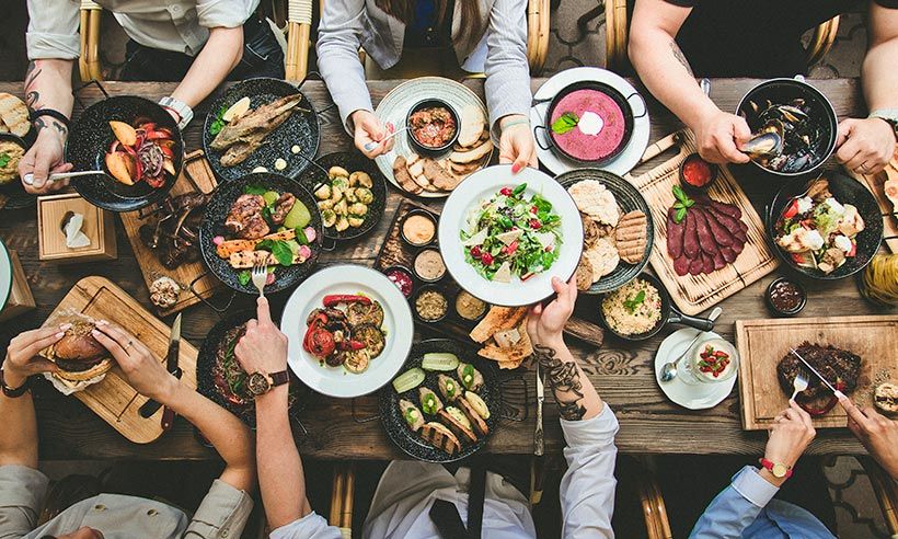 Restaurantes gourmet a domicilio para comer en familia