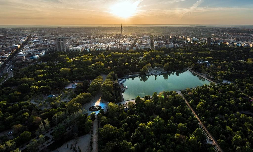 Las imágenes más icónicas y espectaculares de Madrid, a vista de dron