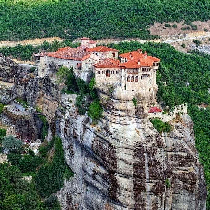 Los monasterios griegos de Meteora, rocas en el aire