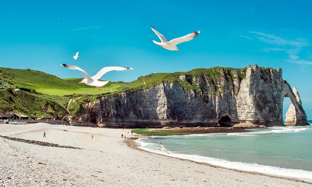 Acantilados de Étretat, la costa de alabastro de Normandía