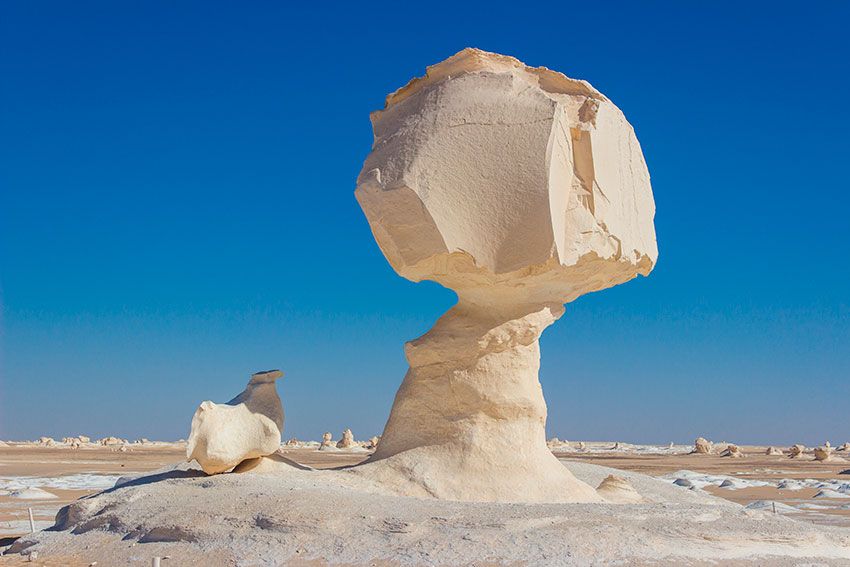 Así es el Desierto Blanco, la joya natural más asombrosa de Egipto
