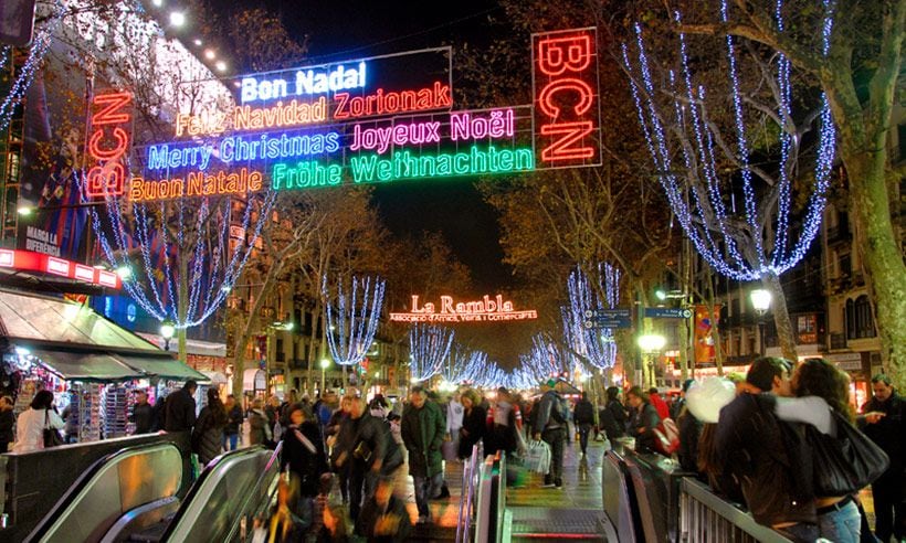 Planes distintos para una Navidad diferente en Barcelona