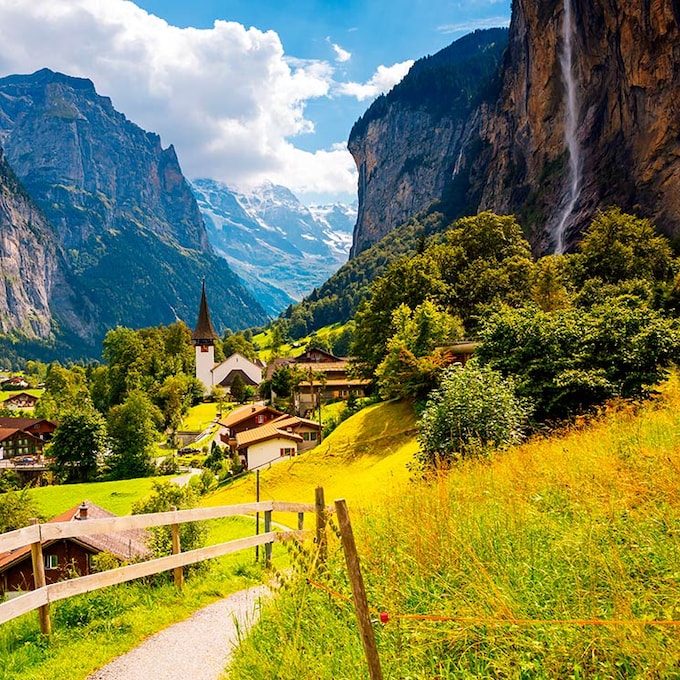 De cascada en cascada por el valle más bello de los Alpes suizos