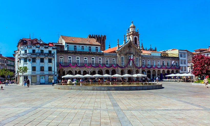 Braga, Portugal, plaza de la República