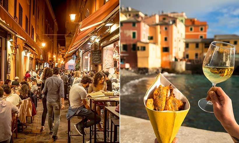 Bolonia y Génova, dos atractivas ciudades italianas para degustar