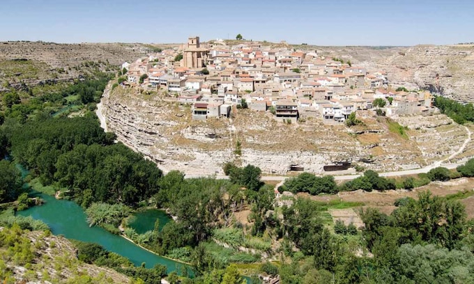 Panorámica del pueblo de Jorquera en Albacete