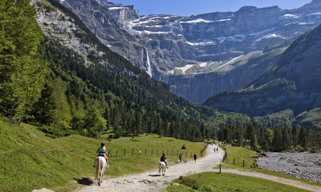 Parque Nacional de los Pirineos, circo de Gavarnie, Patrimonio de la Humanidad en Francia