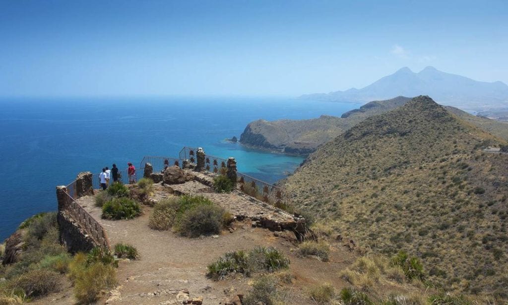 Parque Natural del Cabo de Gata desde el mirador de la Amatista.