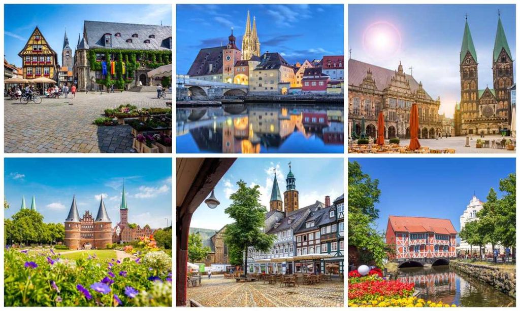 Los cascos históricos más bellos de Alemania, todos Patrimonio Mundial