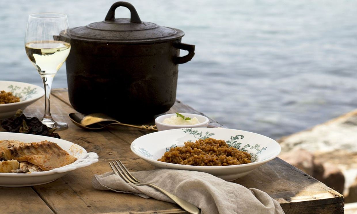 Arroz caldero de Murcia, una de sus más ricas y tradicionales recetas