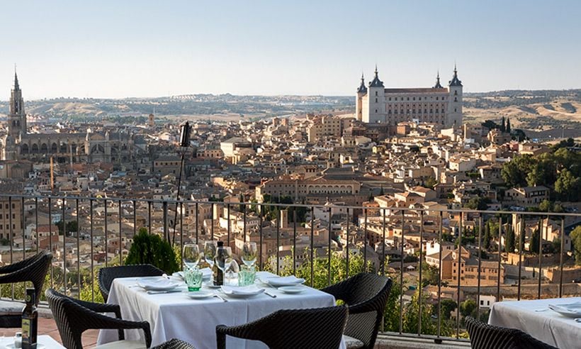 Panorámica desde el restaurante del Parador de Toledo