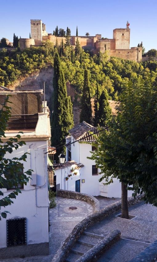 Panorámica de la Alhambra desde el Albaicín.