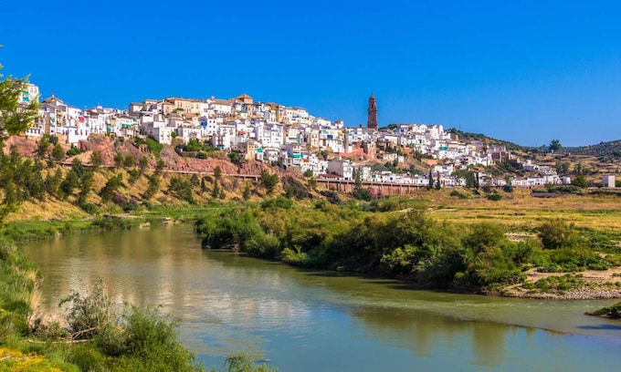 Panorámica del pueblo de Montoro en Córdoba