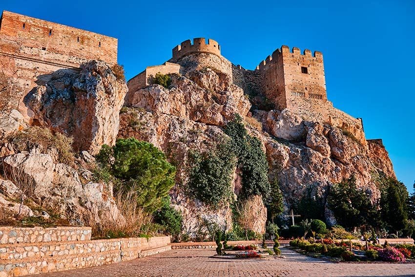 Castillo de la localidad de Salobreña, Granada
