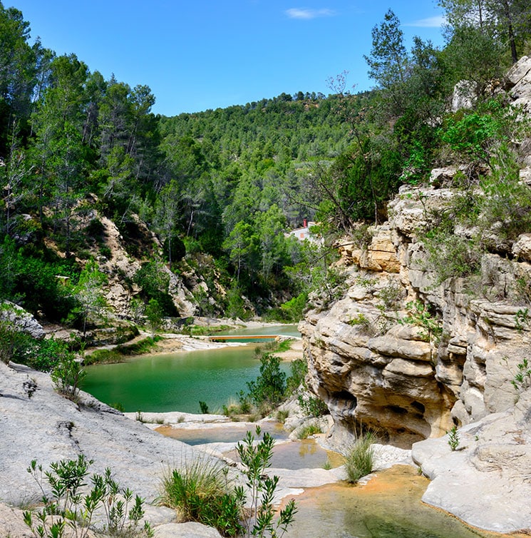 Pou Clar, una colección de pozas para refrescarse este verano en Valencia