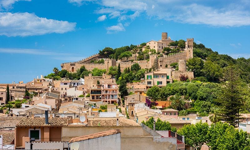 Castillo de Capdepera, en la Isla de Mallorca