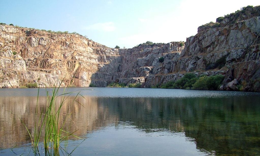 La cantera de Alcántara, piscina natural, Cáceres