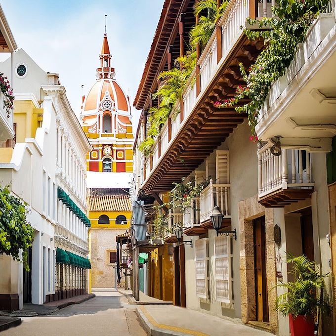 Belleza colonial en Cartagena de Indias, la reina del Caribe colombiano