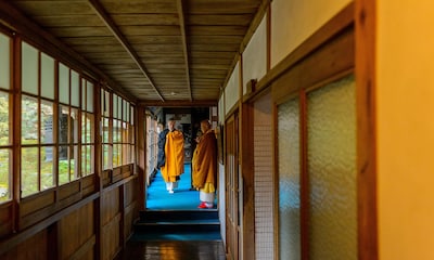Templos con hospedería en el pueblo sagrado japonés de Koyasan