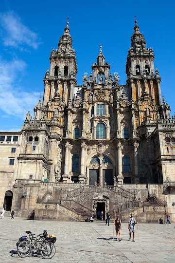 Lugares turísticos más importantes de España: catedral de Santiago de Compostela, Galicia