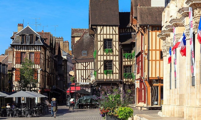Francia, Ruta del Champage, ciudad de Troyes