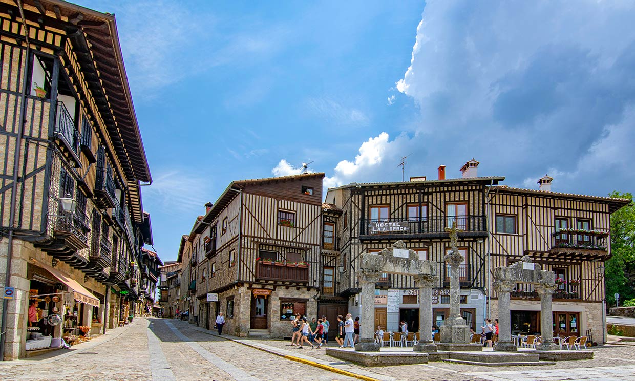 Pueblo de La Alberca en la Sierra de Francia, Salamanca