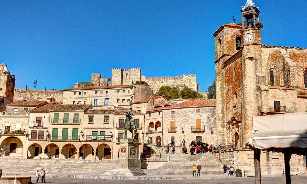 Plaza Mayor de Trujillo, uno de los pueblos más bonitos de España