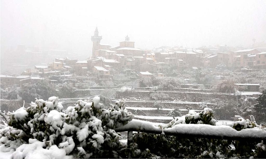 La cara más insólita de Valldemossa que ha dejado la borrasca Juliette