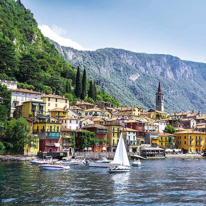 Por las villas palaciegas del lago di Como en barca
