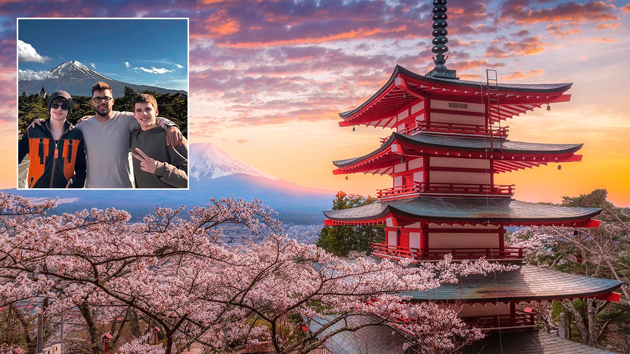 El monte Fuji, protagonista de la escapada de Ricky Martin con sus hijos a Japón