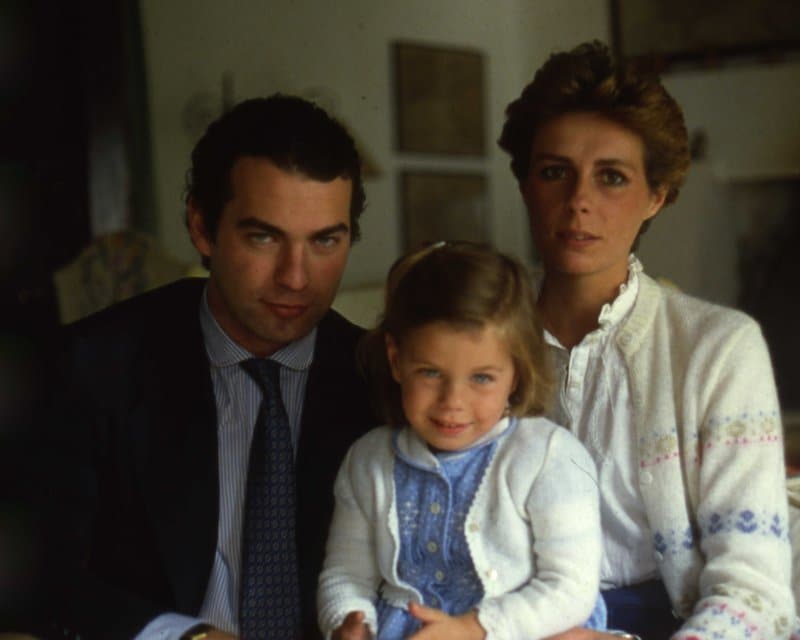 Bertin Osborne y Sandra Domecq Williams con su hija Alejandra