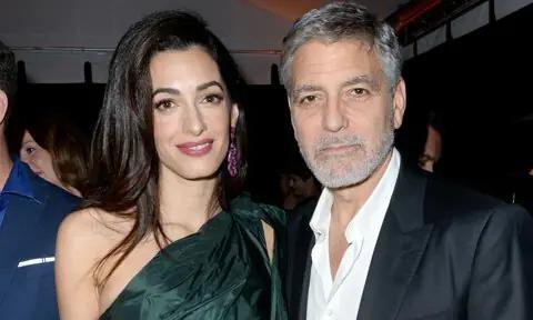 George y Amal Clooney